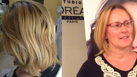 Avant/Après en salon L'Oréal Professionnel