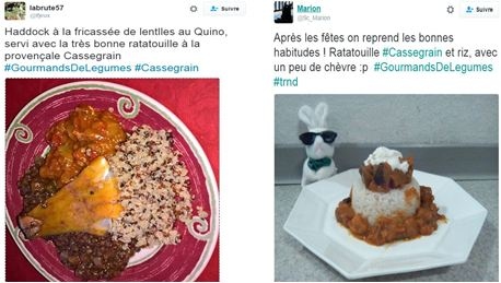 #GourmandsDeLegumes et #Cassegrain !