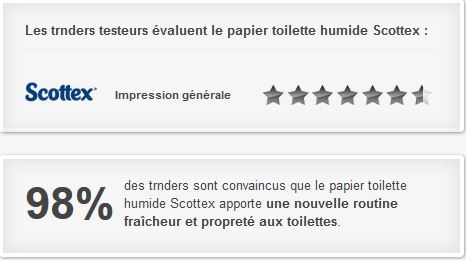 papier toilette humide Scottex