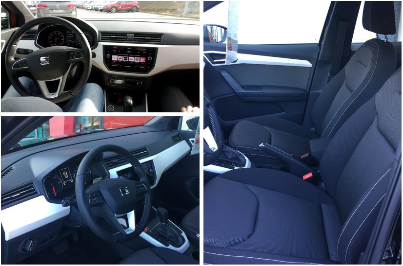 L'intérieur de la SEAT Arona