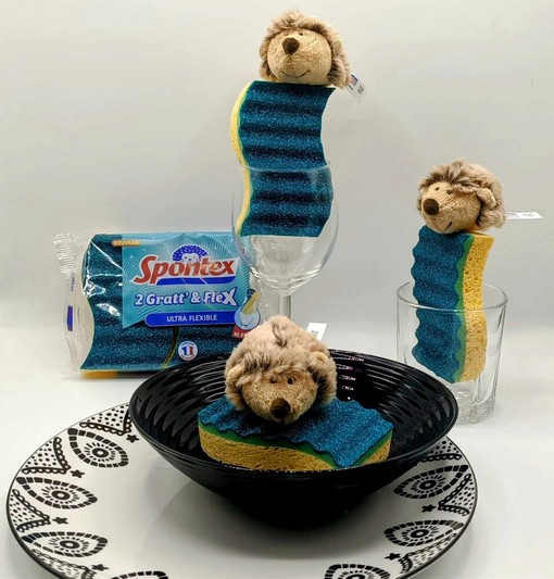 mise en scene eponge et herisson