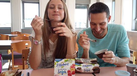 En pleine dégustation !