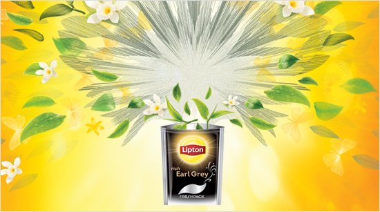Le thé Earl Grey de Lipton nous permet de profiter d’une expérience de dégustation complète qui commence dès l’ouverture du sachet en libérant le parfum bergamote…