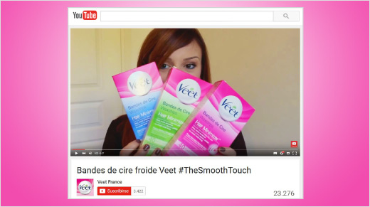 50 femmes de la communauté auront l’opportunité exclusive de passer devant la caméra pour devenir ambassadrice Veet. Alors, prête à faire une jolie vidéo ? 