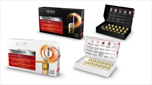 Le soin traitant Vichy Dercos AMINEXIL PRO est doté d’une nouvelle formule renforcée pour lutter contre toutes les causes de la chute de cheveux. Il existe un programme pour les hommes et un pour les femmes.
