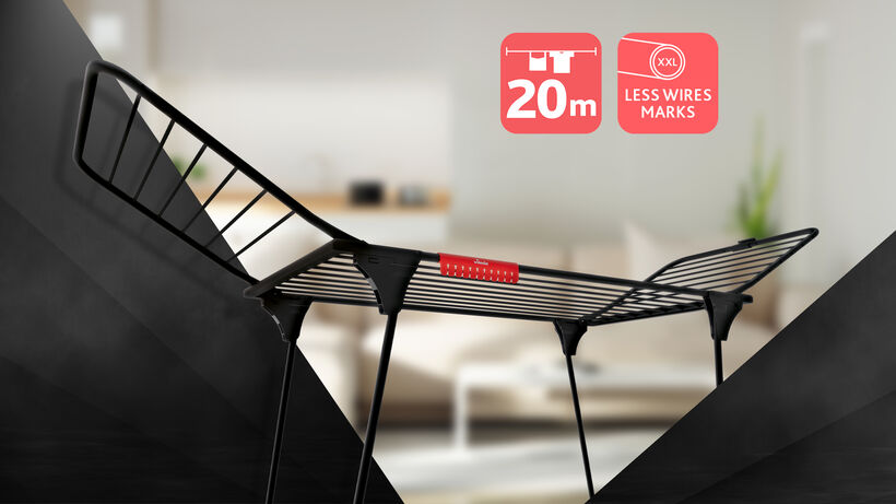 King Ultimate Black Indoor Clothes Airer