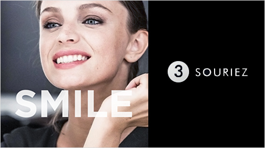 … puis finalement de faire notre plus beau sourire.