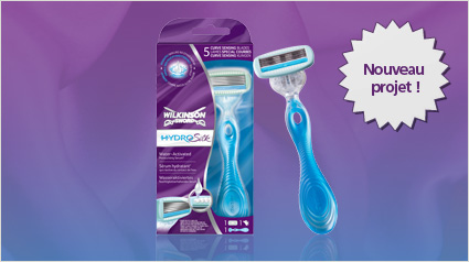 Wilkinson Hydro Silk nouveau projet