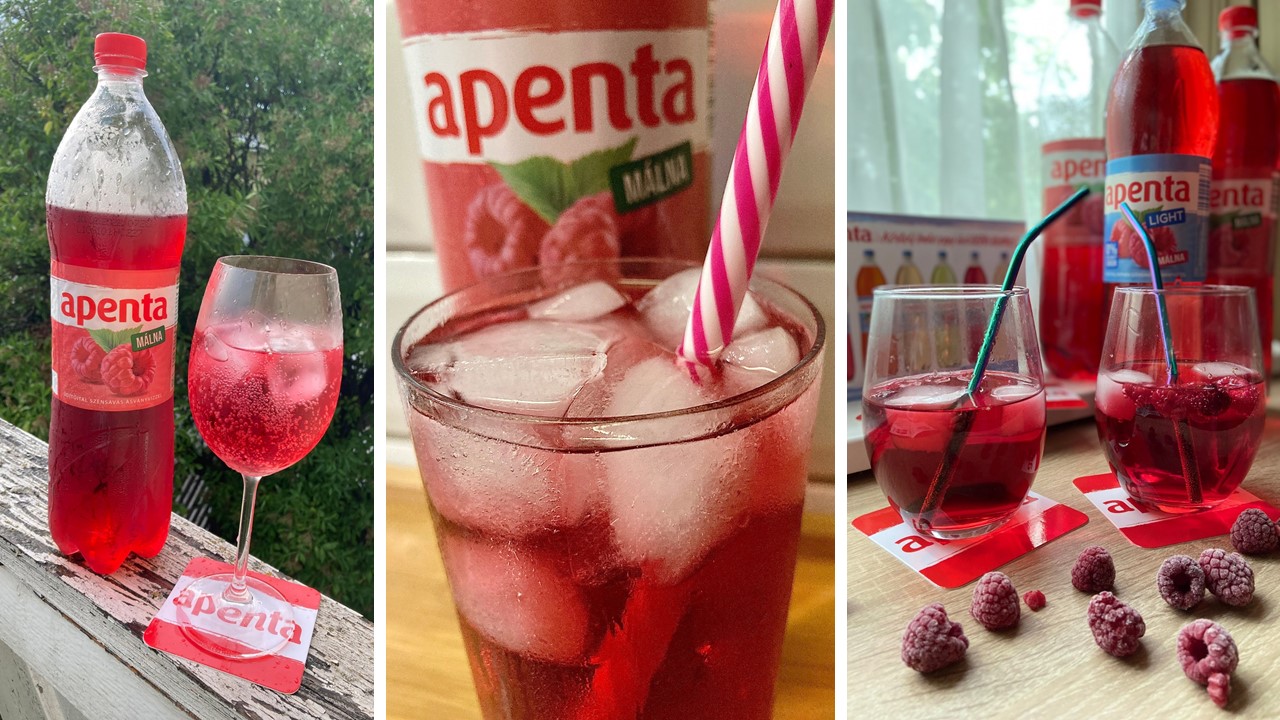 Vigyük hírét az Apenta Málna szénsavas üdítőknek !