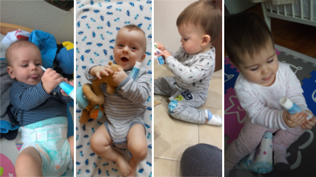 ...kisbabájával együtt igazi Bepanthen Baby kenőcs szakértővé vált.