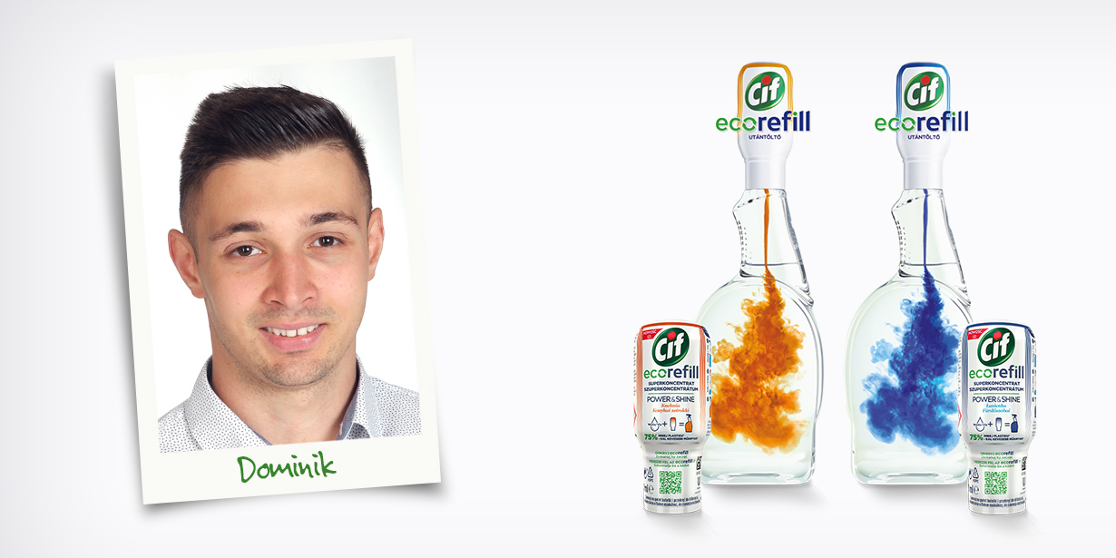 Kapcsolattartónk a Cif-nél: Dominik