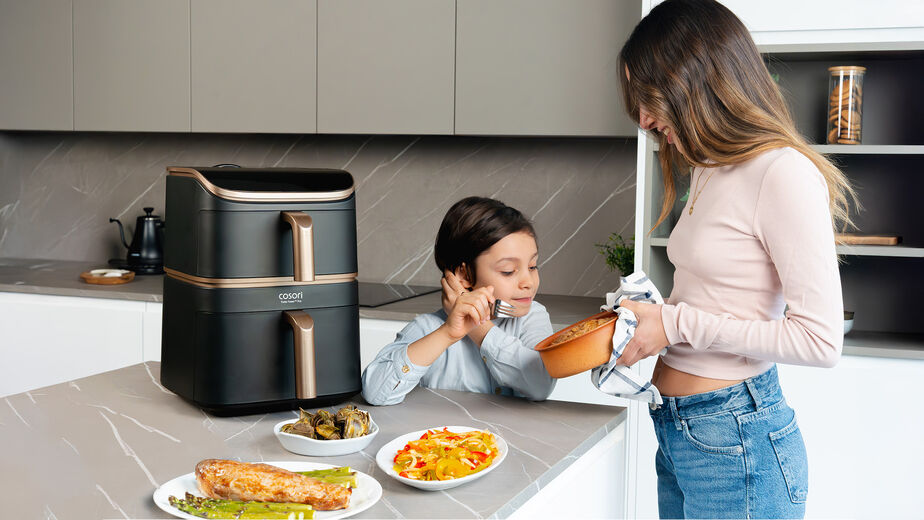 COSORI Turbo Tower Pro Smart forrólevegős sütő 