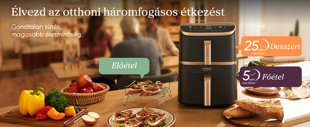 Élvezd az otthoni háromfogásos étkezést