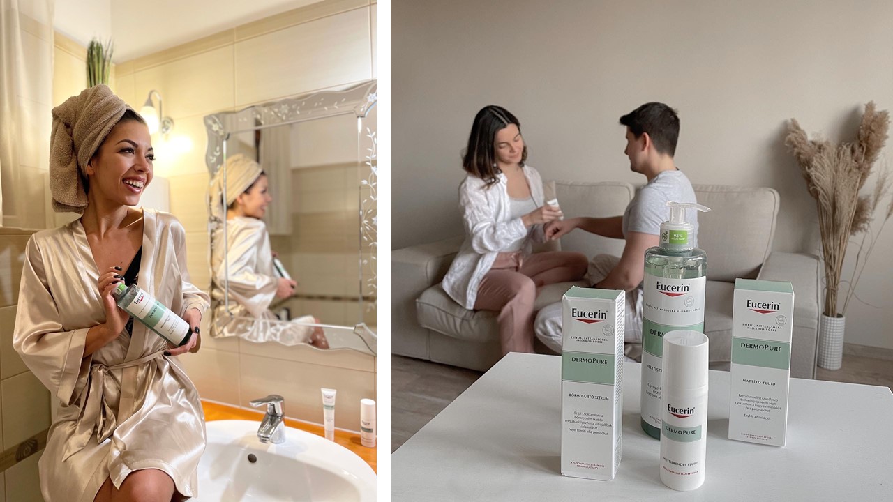  Eucerin DermoPure: arcápolási rutinunk.