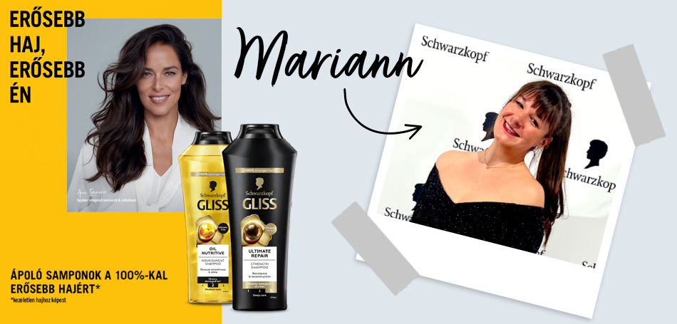 Gliss kapcsolattartónk: Mariann
