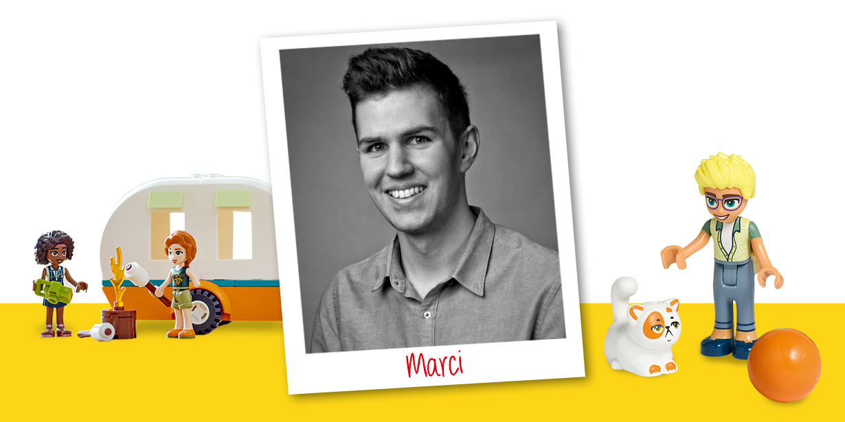 LEGO® lányos márkákért felelős kapcsolattartónk: Marci