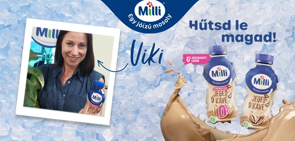 Milli Jegeskávé kapcsolattartónk: Viki