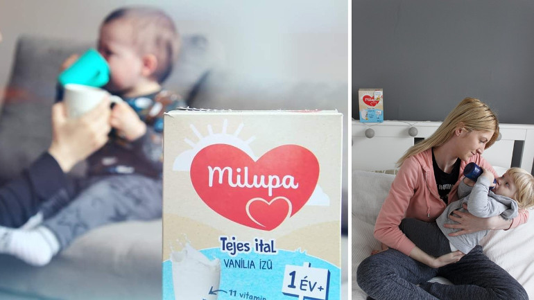 Milupa Tejes ital a kiegyensúlyozott étrend részeként.