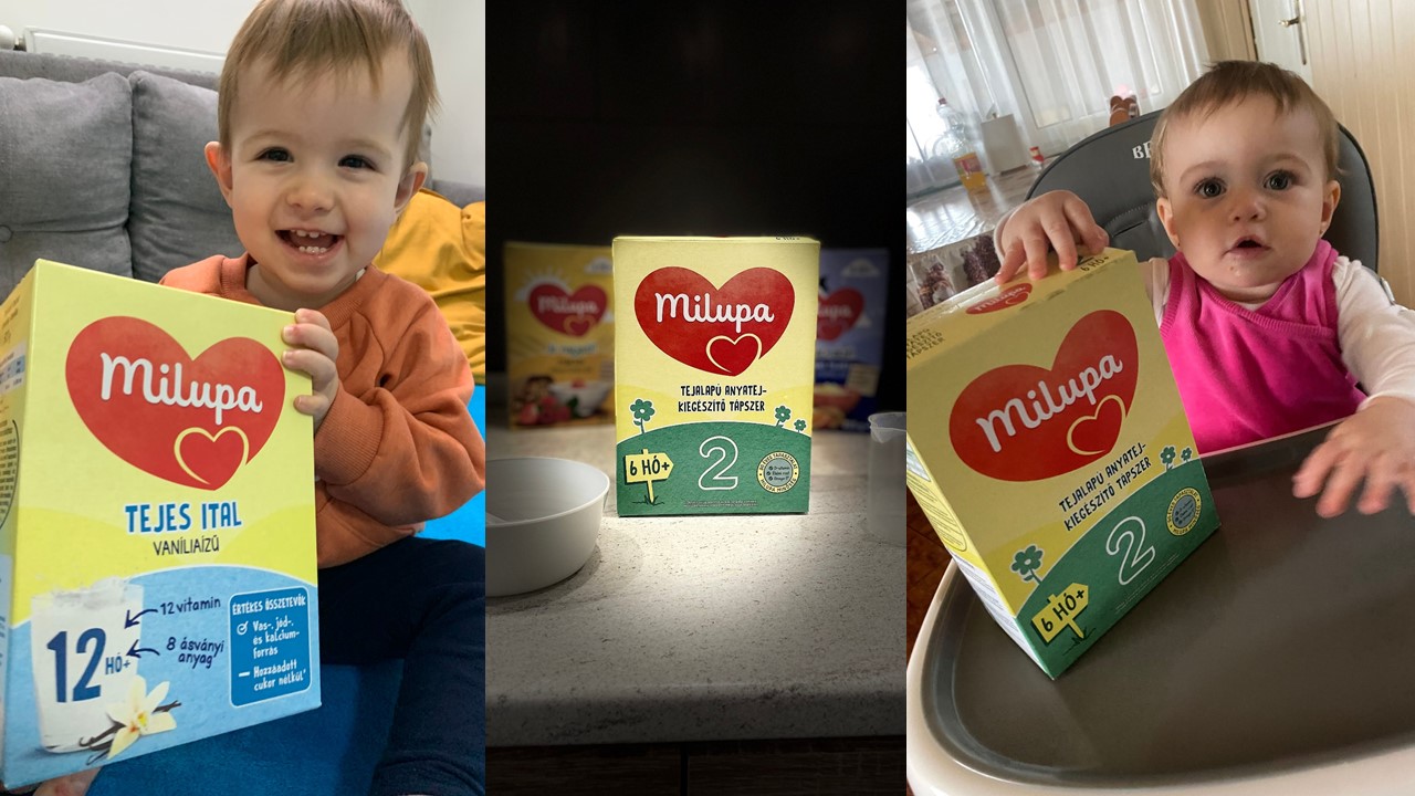 A Milupa bevezetése a kicsi étrendjébe