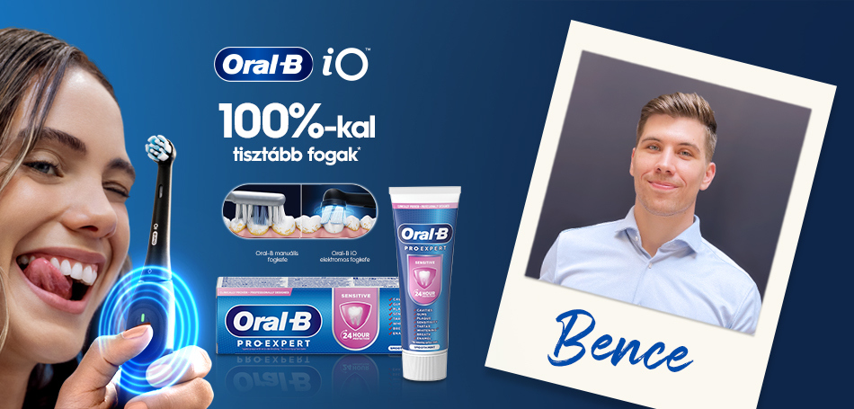 Oral-B kapcsolattartótok: Bence