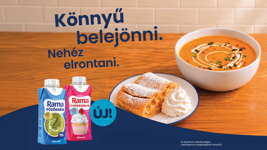 Rama Főzőkrém és Cukrászhab