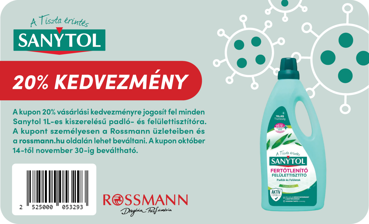Sanytol Rossmann kupon