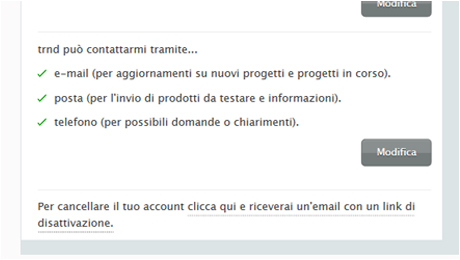 ...ed ecco che il tuo profilo è pronto per i prossimi progetti. In bocca al lupo!