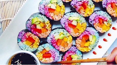 Rainbow sushi