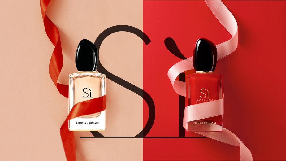 key visual Armani Sì e Sì Passion