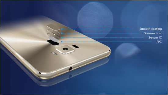 …inoltre, grazie al sensore di impronte digitali i nostri dati saranno sempre al sicuro!