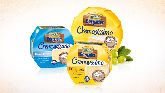 Bergader Cremosissimo è il formaggio a pasta molle dal gusto dolce e delicato…