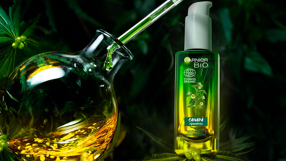Garnier Olio Viso Notte Canapa Bio