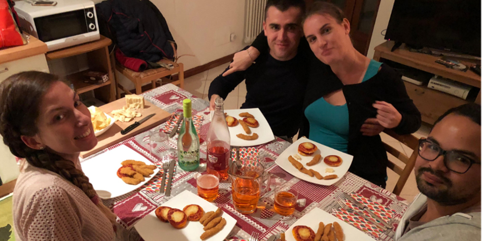 Cena bofrost con gli amici per trnder Slevin87.