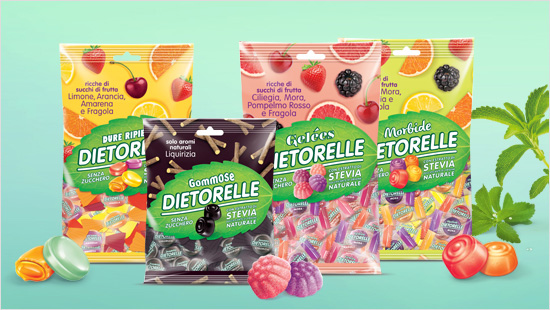 Le Dietorelle sono le caramelle golose e sugar-free, da oggi con una ricetta rinnovata…