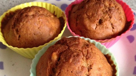 Dolcetti con banane e noci