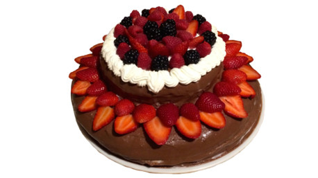 Torta farcita al cioccolato light