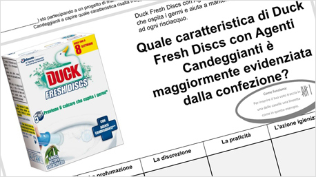 duck fresh discs con agenti candeggianti indagine confezione