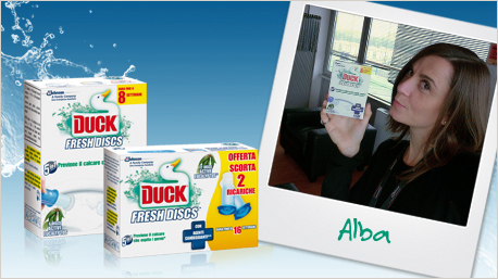 duck fresh discs agenti candeggianti contatto personale