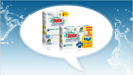 Duck Fresh Discs con Agenti Candeggianti: una frase per tutti
