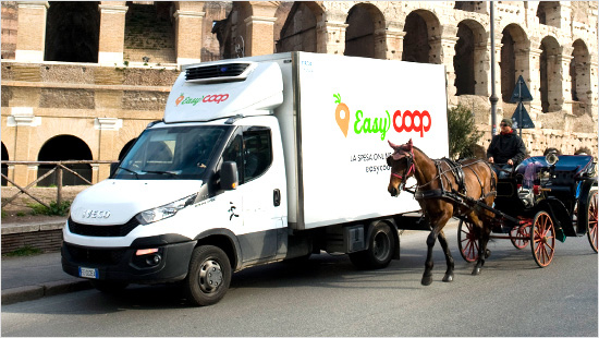 … grazie a un sistema di trasporti che mantiene inalterate le caratteristiche.