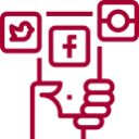 Il 100% attivo online