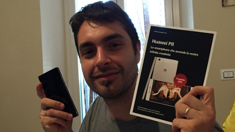 Trnder Mala14gi08 all'arrivo dello starter kit con Huawei P8.