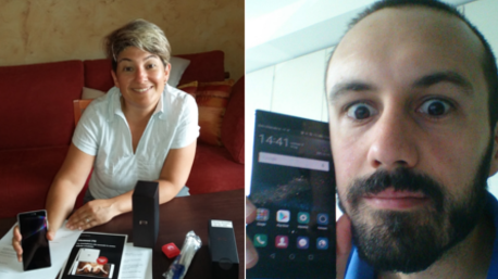 trnder capitano12 e trnder ilsimo all'arrivo dello starter kit con Huawei P8