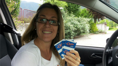 Il passaparola di trnder wikka84 va alla grande, ha appena regalato le Bustine di myDietor Blu alla sua collega... così potrà presto provarle :-).