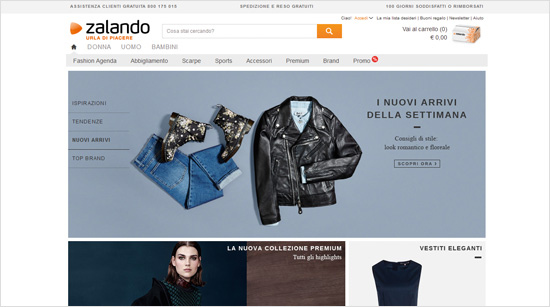 … permettendoci di provare e restituire gratuitamente tutti i capi che vogliamo come se fossimo nel camerino di un negozio!