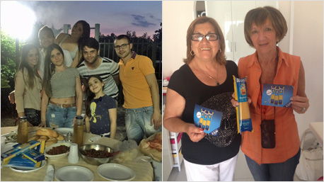 La cenetta di trnder carlabpa con amici e di parenti e il passaparola di streghetta11 con mamma e suocera :)