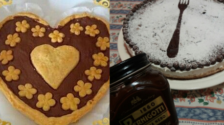 Due bellissime torte create con le Creme Pernigotti da trdner tici e Olimpya86.