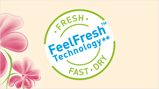 Grazie ad una tecnologia esclusiva, Lights by TENA assorbe più velocemente le perdite di pipì rispetto agli assorbenti normali, lasciandoci asciutte a lungo.