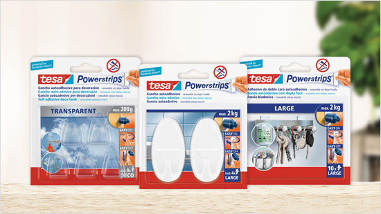 A volte, per ravvivare gli ambienti della casa basta poco, come ad esempio tesa Powerstrips®, le soluzioni biadesive veloci, sicure e removibili…
