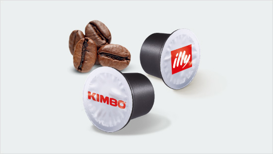 … tra due delle marche simbolo della torrefazione italiana: illy e Kimbo.
